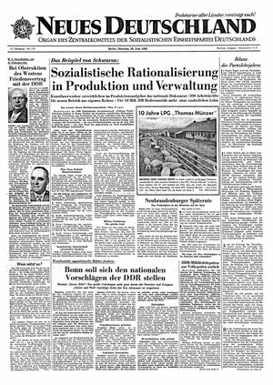 Neues Deutschland Online-Archiv vom 26.06.1962