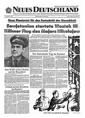 Neues Deutschland Online-Archiv vom 12.08.1962