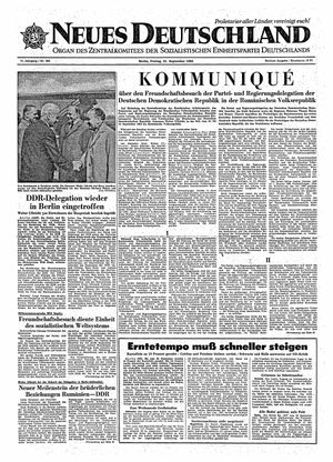 Neues Deutschland Online-Archiv vom 21.09.1962