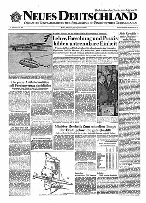 Neues Deutschland Online-Archiv vom 26.09.1962