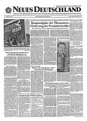 Neues Deutschland Online-Archiv vom 08.12.1962