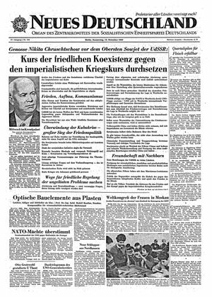 Neues Deutschland Online-Archiv vom 13.12.1962