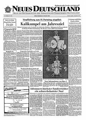 Neues Deutschland Online-Archiv vom 15.12.1962