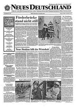 Neues Deutschland Online-Archiv on Dec 27, 1962