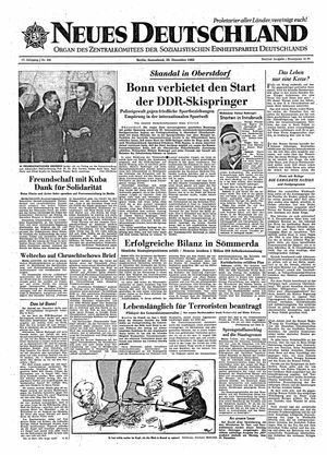 Neues Deutschland Online-Archiv vom 29.12.1962