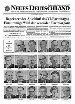 Neues Deutschland Online-Archiv vom 22.01.1963