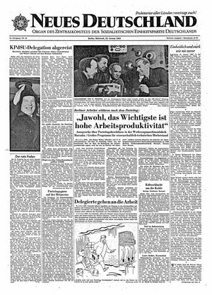 Neues Deutschland Online-Archiv vom 23.01.1963