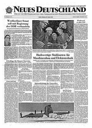 Neues Deutschland Online-Archiv vom 29.01.1963