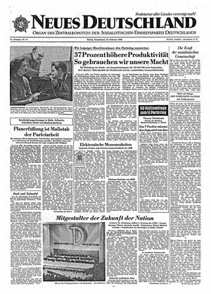 Neues Deutschland Online-Archiv vom 16.02.1963