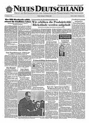 Neues Deutschland Online-Archiv vom 17.02.1963