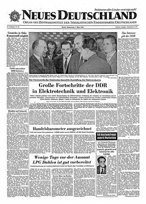 Neues Deutschland Online-Archiv vom 07.03.1963