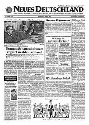 Neues Deutschland Online-Archiv vom 22.03.1963