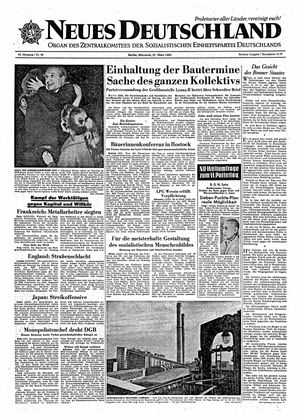 Neues Deutschland Online-Archiv vom 27.03.1963