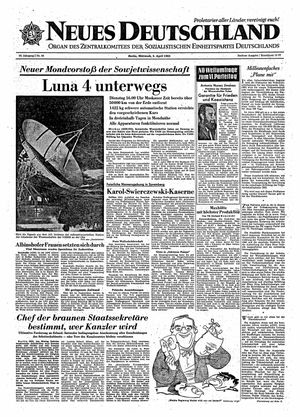 Neues Deutschland Online-Archiv on Apr 3, 1963