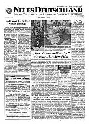 Neues Deutschland Online-Archiv vom 04.05.1963