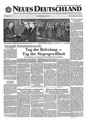 Neues Deutschland Online-Archiv vom 09.05.1963