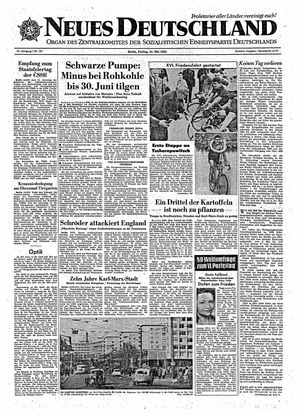 Neues Deutschland Online-Archiv vom 10.05.1963