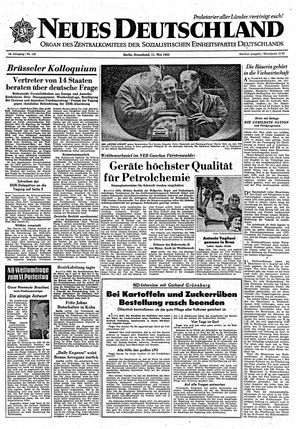 Neues Deutschland Online-Archiv vom 11.05.1963
