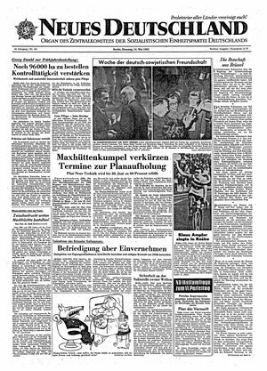 Neues Deutschland Online-Archiv vom 14.05.1963