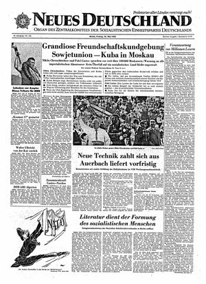 Neues Deutschland Online-Archiv vom 24.05.1963