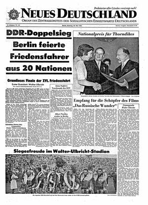 Neues Deutschland Online-Archiv vom 26.05.1963