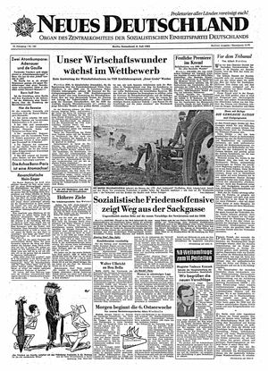 Neues Deutschland Online-Archiv vom 06.07.1963