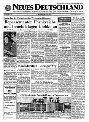 Neues Deutschland Online-Archiv vom 10.07.1963