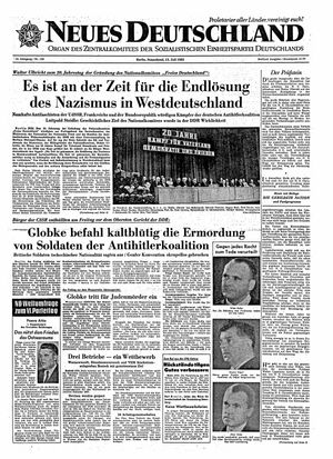 Neues Deutschland Online-Archiv vom 13.07.1963