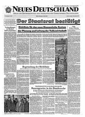Neues Deutschland Online-Archiv vom 16.07.1963