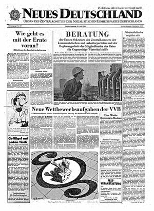 Neues Deutschland Online-Archiv vom 21.07.1963