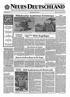 Neues Deutschland Online-Archiv vom 22.07.1963
