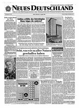 Neues Deutschland Online-Archiv vom 14.08.1963