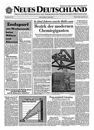 Neues Deutschland Online-Archiv vom 16.08.1963