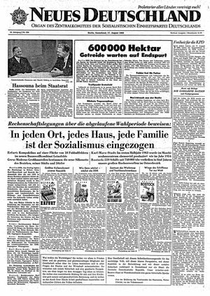 Neues Deutschland Online-Archiv vom 17.08.1963