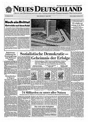 Neues Deutschland Online-Archiv vom 21.08.1963