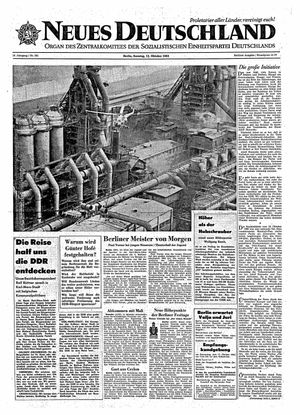 Neues Deutschland Online-Archiv vom 13.10.1963