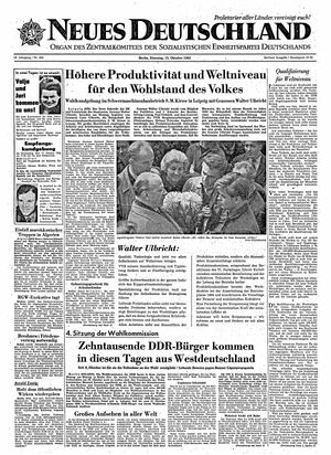 Neues Deutschland Online-Archiv vom 15.10.1963