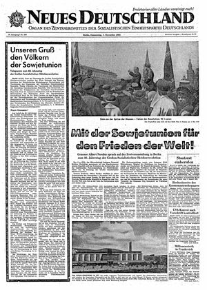 Neues Deutschland Online-Archiv vom 07.11.1963