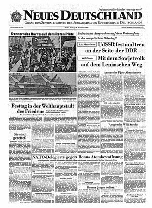 Neues Deutschland Online-Archiv vom 08.11.1963