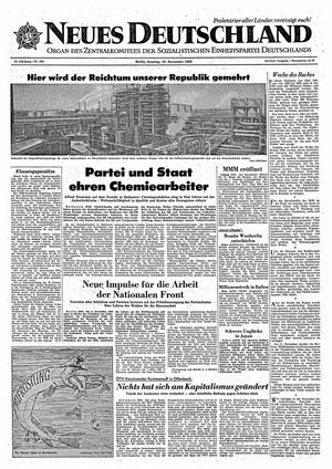 Neues Deutschland Online-Archiv vom 10.11.1963