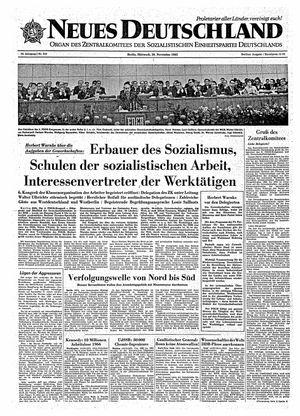 Neues Deutschland Online-Archiv vom 20.11.1963