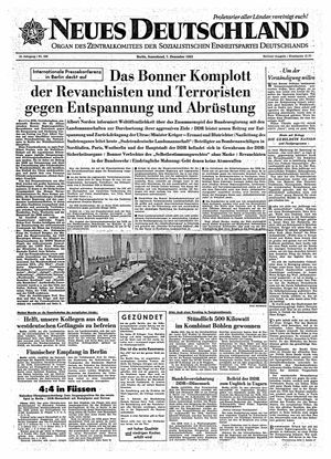 Neues Deutschland Online-Archiv vom 07.12.1963