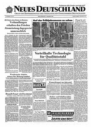 Neues Deutschland Online-Archiv vom 11.12.1963