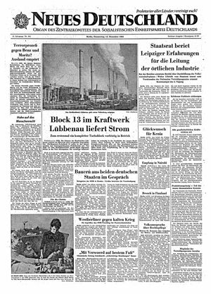 Neues Deutschland Online-Archiv vom 12.12.1963