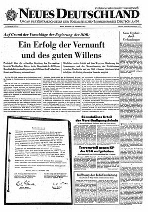 Neues Deutschland Online-Archiv vom 18.12.1963