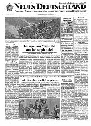 Neues Deutschland Online-Archiv vom 21.12.1963