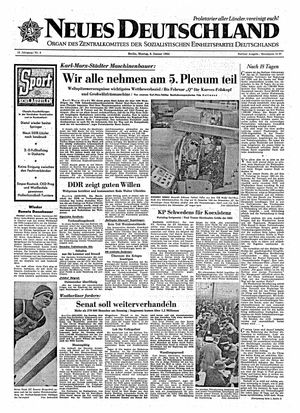 Neues Deutschland Online-Archiv on Jan 6, 1964
