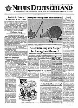 Neues Deutschland Online-Archiv vom 12.01.1964