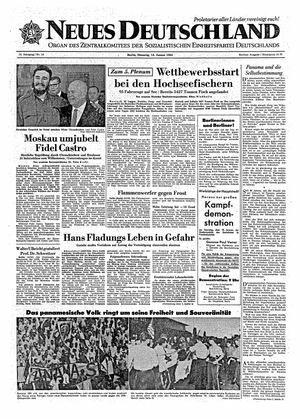Neues Deutschland Online-Archiv vom 14.01.1964