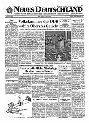 Neues Deutschland Online-Archiv vom 24.01.1964
